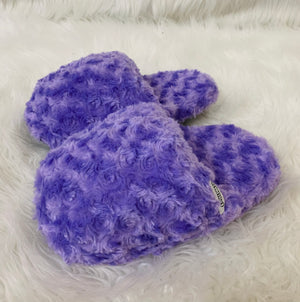 Fuzzy Slippers - Lavender
